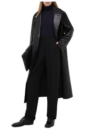 Женские шерстяные брюки GIORGIO ARMANI черного цвета по цене 79950 руб., арт. 0WHPP0DG/T01QW | Фото 2 Женские шерстяные брюки GIORGIO ARMANI черного цвета, арт. 0WHPP0DG/T01QW | Фото 2