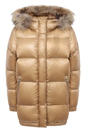 Женский пуховая куртка WOOLRICH бежевого цвета по цене 84200 руб., арт. CFWW0U0285FR/UT1702 | Фото 1 Женский пуховая куртка WOOLRICH бежевого цвета, арт. CFWW0U0285FR/UT1702 | Фото 1