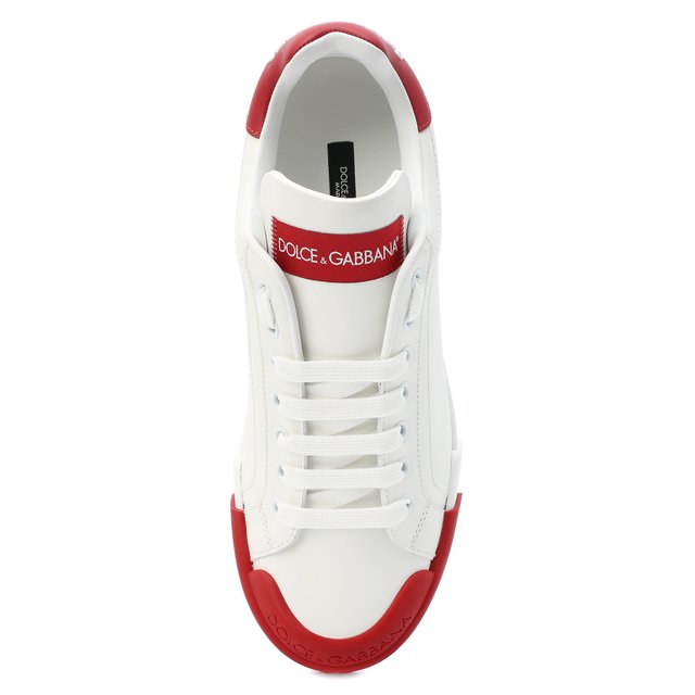 фото Кожаные кеды portofino dolce & gabbana