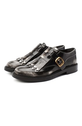 Женская кожаные монки TOD’S черно-белого цвета по цене 52800 руб., арт. XXW59C0DM20SHA | Фото 1 Женская кожаные монки TOD’S черно-белого цвета, арт. XXW59C0DM20SHA | Фото 1