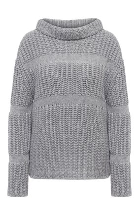 Женский кашемировый свитер GIORGIO ARMANI серого цвета по цене 159500 руб., арт. 6HAM15/AM45Z | Фото 1 Женский кашемировый свитер GIORGIO ARMANI серого цвета, арт. 6HAM15/AM45Z | Фото 1