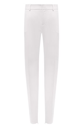 Женские шерстяные брюки SAINT LAURENT белого цвета по цене 83700 руб., арт. 516111/Y513W | Фото 1 Женские шерстяные брюки SAINT LAURENT белого цвета, арт. 516111/Y513W | Фото 1
