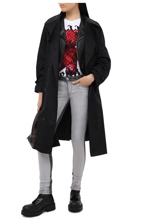 Женская хлопковая футболка teedy bear PHILIPP PLEIN белого цвета по цене 78300 руб., арт. F20C WTK2049 PJY002N | Фото 2 Женская хлопковая футболка teedy bear PHILIPP PLEIN белого цвета, арт. F20C WTK2049 PJY002N | Фото 2