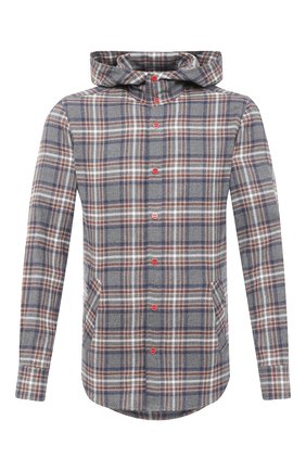 Мужская хлопковая рубашка KITON серого цвета по цене 55650 руб., арт. UMCMARH0748604 | Фото 1 Мужская хлопковая рубашка KITON серого цвета, арт. UMCMARH0748604 | Фото 1