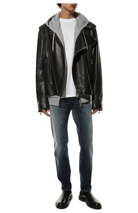 Мужские джинсы BALMAIN синего цвета по цене 88800 руб., арт. UH15291/Z008 | Фото 2 Мужские джинсы BALMAIN синего цвета, арт. UH15291/Z008 | Фото 2