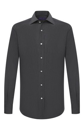 Мужская хлопковая сорочка RALPH LAUREN темно-серого цвета по цене 49950 руб., арт. 791819178 | Фото 1 Мужская хлопковая сорочка RALPH LAUREN темно-серого цвета, арт. 791819178 | Фото 1 (Материал внешний: Хлопок; Длина (для топов): Стандартные; Рукава: Длинные; Случай: Формальный; Стили: Классический; Воротник: Акула; Манжеты: На пуговицах; Мужское Кросс-КТ: Сорочка-одежда; Принт: Однотонные)