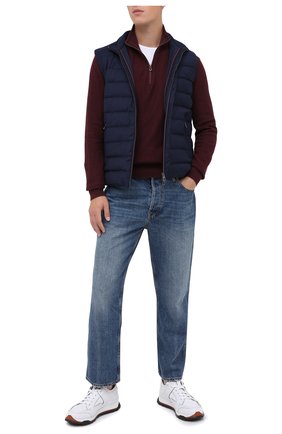 Мужской хлопковый джемпер POLO RALPH LAUREN бордового цвета по цене 16050 руб., арт. 710701611 | Фото 2 Мужской хлопковый джемпер POLO RALPH LAUREN бордового цвета, арт. 710701611 | Фото 2