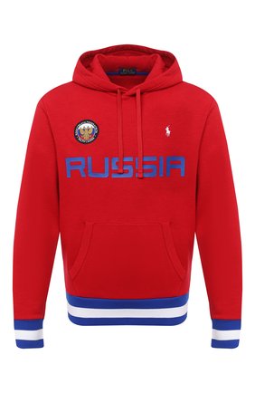 Мужской хлопковое худи POLO RALPH LAUREN красного цвета по цене 19200 руб., арт. 710800444 | Фото 1 Мужской хлопковое худи POLO RALPH LAUREN красного цвета, арт. 710800444 | Фото 1