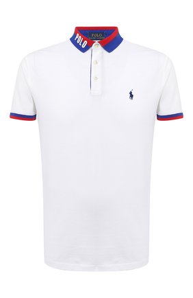 Мужское хлопковое поло POLO RALPH LAUREN белого цвета по цене 14150 руб., арт. 710800380 | Фото 1 Мужское хлопковое поло POLO RALPH LAUREN белого цвета, арт. 710800380 | Фото 1