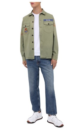 Мужская хлопковая рубашка POLO RALPH LAUREN хаки цвета по цене 39950 руб., арт. 710798081/4805 | Фото 2 Мужская хлопковая рубашка POLO RALPH LAUREN хаки цвета, арт. 710798081/4805 | Фото 2