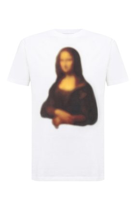 Мужская хлопковая футболка OFF-WHITE белого цвета по цене 24100 руб., арт. 0MAA027F20FAB0140101 | Фото 1 Мужская хлопковая футболка OFF-WHITE белого цвета, арт. 0MAA027F20FAB0140101 | Фото 1