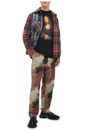 Мужская хлопковая футболка OFF-WHITE черного цвета по цене 24100 руб., арт. 0MAA027F20FAB0141010 | Фото 2 Мужская хлопковая футболка OFF-WHITE черного цвета, арт. 0MAA027F20FAB0141010 | Фото 2