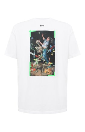 Мужская хлопковая футболка OFF-WHITE белого цвета по цене 25350 руб., арт. 0MAA038F20FAB0150155 | Фото 1 Мужская хлопковая футболка OFF-WHITE белого цвета, арт. 0MAA038F20FAB0150155 | Фото 1