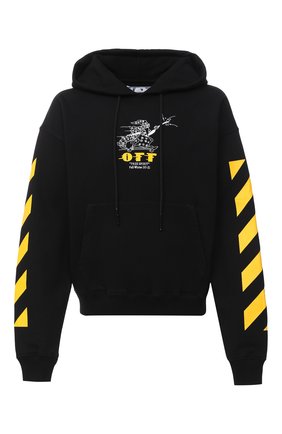 Мужской хлопковое худи OFF-WHITE черного цвета по цене 49950 руб., арт. 0MBB037F20FLE0091018 | Фото 1 Мужской хлопковое худи OFF-WHITE черного цвета, арт. 0MBB037F20FLE0091018 | Фото 1 (Рукава: Длинные; Материал внешний: Хлопок; Длина (для топов): Стандартные; Мужское Кросс-КТ: Худи-одежда)