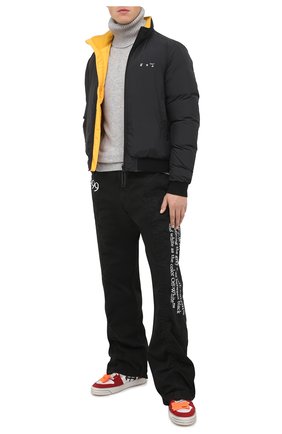 Мужской кашемировый свитер OFF-WHITE серого цвета по цене 79950 руб., арт. 0MHF018F20KNI0010910 | Фото 2 Мужской кашемировый свитер OFF-WHITE серого цвета, арт. 0MHF018F20KNI0010910 | Фото 2
