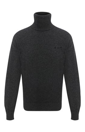 Мужской кашемировый свитер OFF-WHITE темно-серого цвета по цене 79950 руб., арт. 0MHF018F20KNI0011110 | Фото 1 Мужской кашемировый свитер OFF-WHITE темно-серого цвета, арт. 0MHF018F20KNI0011110 | Фото 1