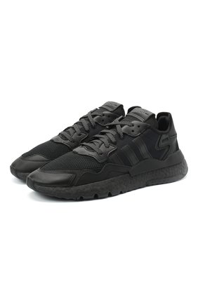 Мужские комбинированные кроссовки nite jogger ADIDAS ORIGINALS черного цвета по цене 11650 руб., арт. FV1277 | Фото 1 Мужские комбинированные кроссовки nite jogger ADIDAS ORIGINALS черного цвета, арт. FV1277 | Фото 1