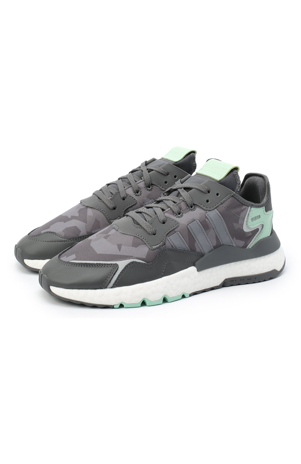Мужские серые комбинированные кроссовки nite jogger ADIDAS ORIGINALS —  купить за 11350 руб. в интернет-магазине ЦУМ, арт. FV1311
