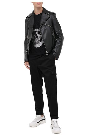 Мужская хлопковая футболка PHILIPP PLEIN черного цвета по цене 72870 руб., арт. F20C MTK4595 PJY002N | Фото 2 Мужская хлопковая футболка PHILIPP PLEIN черного цвета, арт. F20C MTK4595 PJY002N | Фото 2
