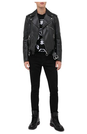 Мужские джинсы PHILIPP PLEIN черного цвета по цене 46980 руб., арт. F20C MDT2237 PDE004N | Фото 2 Мужские джинсы PHILIPP PLEIN черного цвета, арт. F20C MDT2237 PDE004N | Фото 2