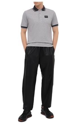 Мужское хлопковое поло PHILIPP PLEIN серого цвета по цене 39150 руб., арт. F20C MTK4719 PJY002N | Фото 2 Мужское хлопковое поло PHILIPP PLEIN серого цвета, арт. F20C MTK4719 PJY002N | Фото 2