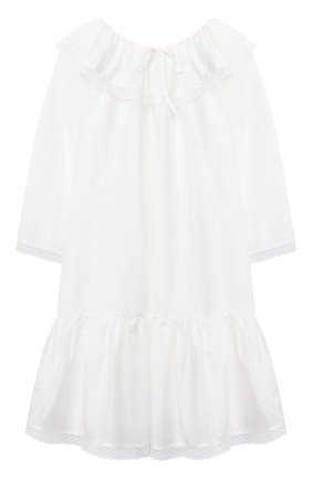 Детская хлопковая сорочка AMIKI CHILDREN белого цвета по цене 10600 руб., арт. ELIZABETH/70SE30C0 | Фото 1 Детская хлопковая сорочка AMIKI CHILDREN белого цвета, арт. ELIZABETH/70SE30C0 | Фото 1