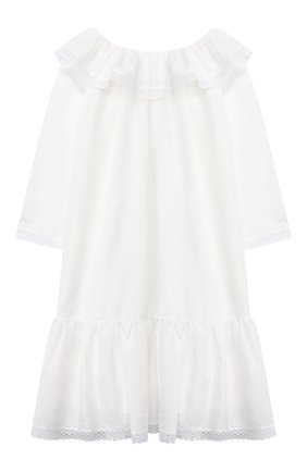 Детская хлопковая сорочка AMIKI CHILDREN белого цвета по цене 10600 руб., арт. ELIZABETH/70SE30C0 | Фото 2 Детская хлопковая сорочка AMIKI CHILDREN белого цвета, арт. ELIZABETH/70SE30C0 | Фото 2
