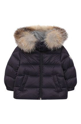 Детского комплект из куртки и брюк MONCLER темно-синего цвета по цене 60000 руб., арт. F2-951-1F504-02-53079 | Фото 2 Детского комплект из куртки и брюк MONCLER темно-синего цвета, арт. F2-951-1F504-02-53079 | Фото 2