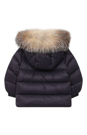 Детского комплект из куртки и брюк MONCLER темно-синего цвета по цене 60000 руб., арт. F2-951-1F504-02-53079 | Фото 3 Детского комплект из куртки и брюк MONCLER темно-синего цвета, арт. F2-951-1F504-02-53079 | Фото 3