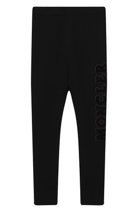 Детские брюки MONCLER черного цвета по цене 12800 руб., арт. F2-954-8H732-10-829F4/12-14A | Фото 1 Детские брюки MONCLER черного цвета, арт. F2-954-8H732-10-829F4/12-14A | Фото 1