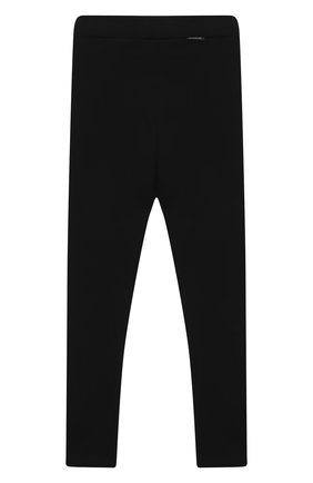 Детские брюки MONCLER черного цвета по цене 12800 руб., арт. F2-954-8H732-10-829F4/12-14A | Фото 2 Детские брюки MONCLER черного цвета, арт. F2-954-8H732-10-829F4/12-14A | Фото 2