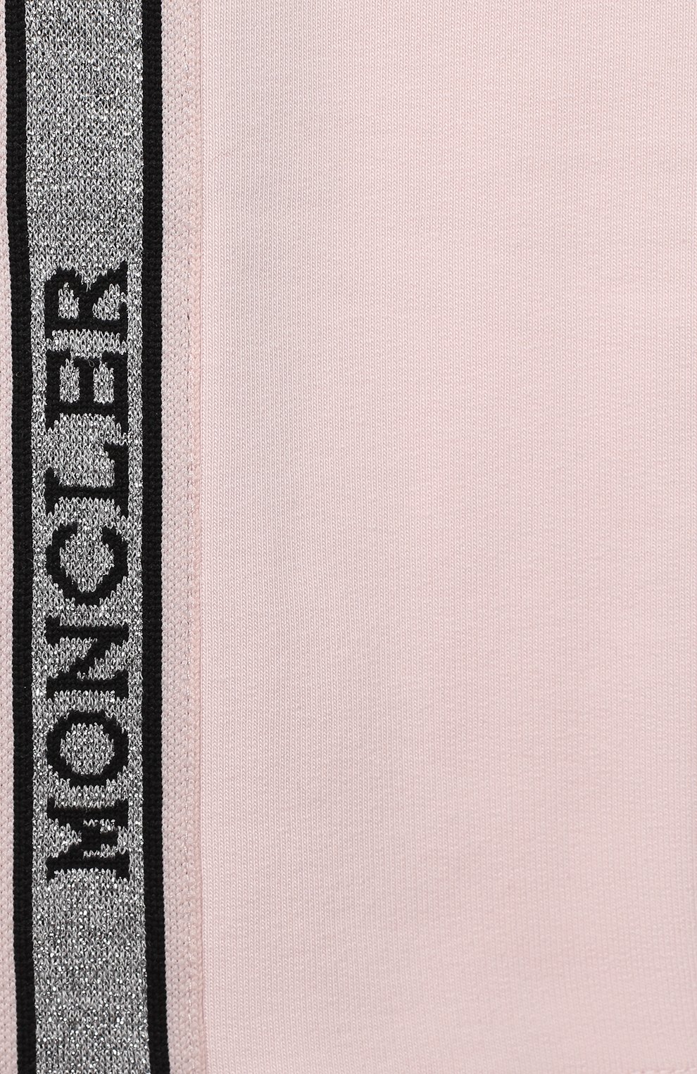 Детский комплект из свитшота и брюк MONCLER светло-розового цвета по цене 23100 руб., арт. F2-951-8M726-10-809EH | Фото 7 Детский комплект из свитшота и брюк MONCLER светло-розового цвета, арт. F2-951-8M726-10-809EH | Фото 7