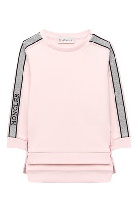Детский комплект из свитшота и брюк MONCLER светло-розового цвета по цене 28600 руб., арт. F2-951-8M726-10-809EH | Фото 2 Детский комплект из свитшота и брюк MONCLER светло-розового цвета, арт. F2-951-8M726-10-809EH | Фото 2 (Материал внешний: Хлопок; Рукава: Длинные; Региональные ограничения белый список (Axapta Mercury): RU; Ростовка одежда: 12 мес | 80 см, 18 мес | 86 см, 24 мес | 92 см, 36 мес | 98 см, 6 мес | 68 см, 9 мес | 74 см)