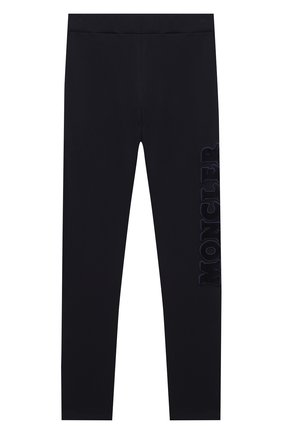 Детские брюки MONCLER темно-синего цвета по цене 12800 руб., арт. F2-954-8H732-10-829F4/12-14A | Фото 1 Детские брюки MONCLER темно-синего цвета, арт. F2-954-8H732-10-829F4/12-14A | Фото 1