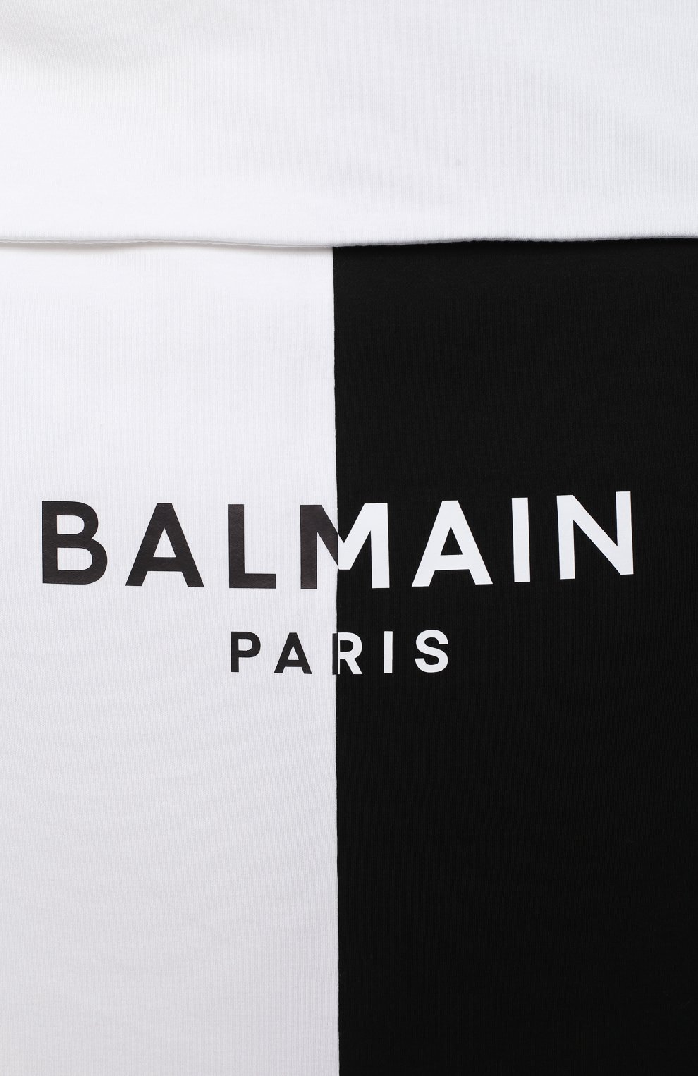 Детский хлопковый конверт BALMAIN черно-белого цвета по цене 22800 руб., арт. 6N0910/NX690 | Фото 3 Детский хлопковый конверт BALMAIN черно-белого цвета, арт. 6N0910/NX690 | Фото 3