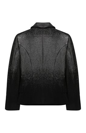 Детский шерстяной жакет BALMAIN черного цвета по цене 73850 руб., арт. 6N2044/NB220/12-16 | Фото 2 Детский шерстяной жакет BALMAIN черного цвета, арт. 6N2044/NB220/12-16 | Фото 2