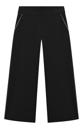 Детские шерстяные брюки BALMAIN черного цвета по цене 33700 руб., арт. 6N6070/NB840/4-10 | Фото 1 Детские шерстяные брюки BALMAIN черного цвета, арт. 6N6070/NB840/4-10 | Фото 1