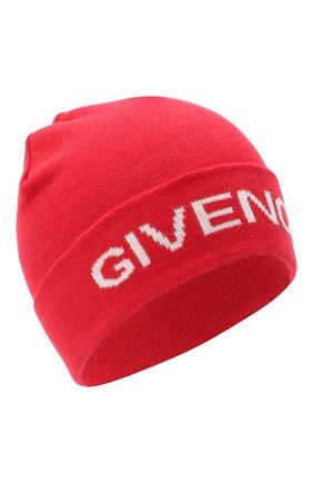 Детского шапка GIVENCHY красного цвета по цене 15550 руб., арт. H21038 | Фото 1 Детского шапка GIVENCHY красного цвета, арт. H21038 | Фото 1