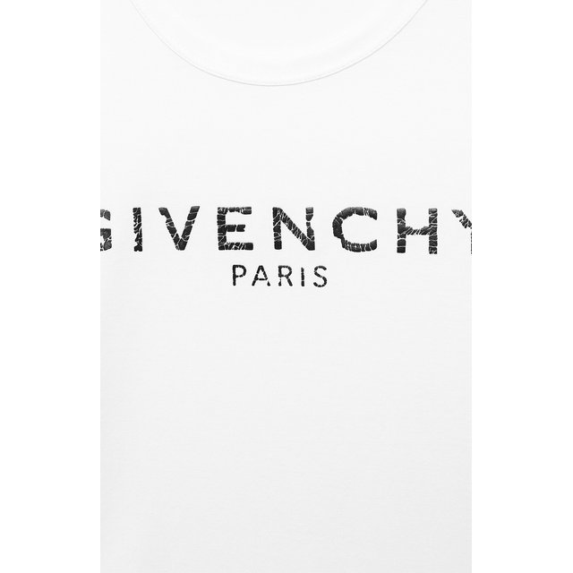 Хлопковая футболка Givenchy H15185 Фото 3