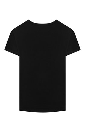 Детская хлопковая футболка GIVENCHY черного цвета по цене 13200 руб., арт. H15185 | Фото 2 Детская хлопковая футболка GIVENCHY черного цвета, арт. H15185 | Фото 2