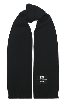 Детский шарф KARL LAGERFELD KIDS черного цвета по цене 6000 руб., арт. Z21019 | Фото 1 Детский шарф KARL LAGERFELD KIDS черного цвета, арт. Z21019 | Фото 1