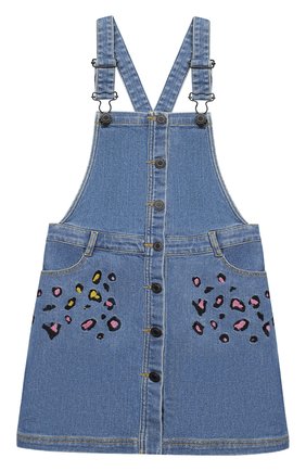 Детский джинсовый комбинезон MARC JACOBS (THE) голубого цвета по цене 12950 руб., арт. W12352 | Фото 1 Детский джинсовый комбинезон MARC JACOBS (THE) голубого цвета, арт. W12352 | Фото 1 (Девочки Кросс-КТ: Комбинезон-одежда; Рукава: Короткие; Ростовка одежда: 9 лет | 134 см, 12 лет | 152 см, 2 года | 92 см, 3 года | 98 см, 4 года | 104 см, 5 лет | 110 см, 7 лет | 122 см)