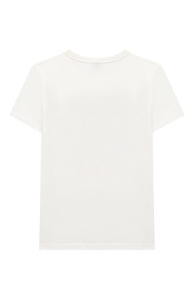 Детская хлопковая футболка MARC JACOBS (THE) белого цвета по цене 4670 руб., арт. W15511 | Фото 2 Детская хлопковая футболка MARC JACOBS (THE) белого цвета, арт. W15511 | Фото 2