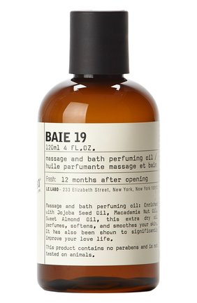 Женского масло для ванны и тела baie 19 LE LABO бесцветного цвета по цене 5100 руб., арт. 842185130239 | Фото 1 Женского масло для ванны и тела baie 19 LE LABO бесцветного цвета, арт. 842185130239 | Фото 1