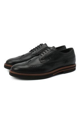 Мужской кожаные дерби TOD’S черного цвета по цене 49950 руб., арт. XXM53B00C10NHV | Фото 1 Мужской кожаные дерби TOD’S черного цвета, арт. XXM53B00C10NHV | Фото 1
