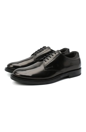 Мужской кожаные дерби TOD’S черного цвета по цене 36850 руб., арт. XXM62C00C20AKT | Фото 1 Мужской кожаные дерби TOD’S черного цвета, арт. XXM62C00C20AKT | Фото 1