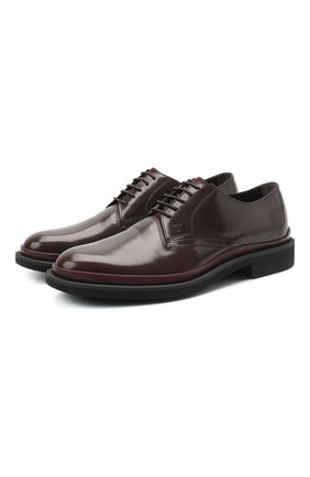 Мужской кожаные дерби TOD’S коричневого цвета по цене 48600 руб., арт. XXM89B0DM40LYG | Фото 1 Мужской кожаные дерби TOD’S коричневого цвета, арт. XXM89B0DM40LYG | Фото 1