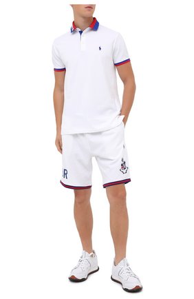 Мужские хлопковые шорты POLO RALPH LAUREN белого цвета по цене 10500 руб., арт. 710800320 | Фото 2 Мужские хлопковые шорты POLO RALPH LAUREN белого цвета, арт. 710800320 | Фото 2