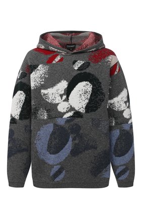 Мужской шерстяной свитер EMPORIO ARMANI серого цвета по цене 52050 руб., арт. 6H1MV1/1M01Z | Фото 1 Мужской шерстяной свитер EMPORIO ARMANI серого цвета, арт. 6H1MV1/1M01Z | Фото 1
