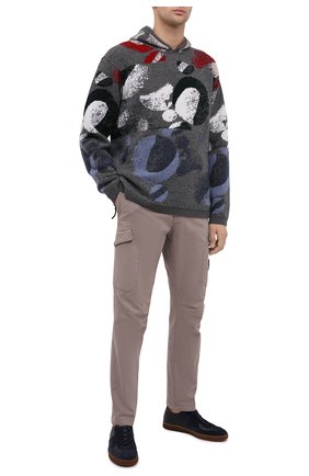 Мужской шерстяной свитер EMPORIO ARMANI серого цвета по цене 52050 руб., арт. 6H1MV1/1M01Z | Фото 2 Мужской шерстяной свитер EMPORIO ARMANI серого цвета, арт. 6H1MV1/1M01Z | Фото 2